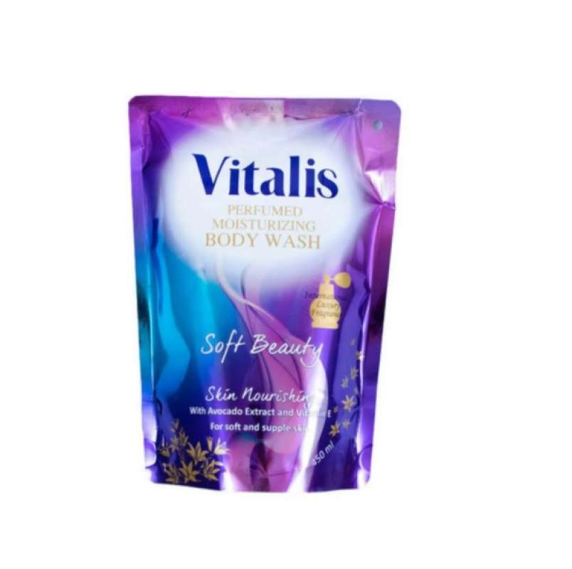 Pekanbaru Vitalis body wash soft beauty 450ml pch