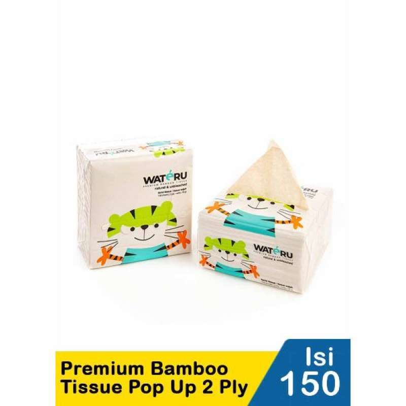 Pekanbaru Wateru Bamboo Fcl Tisue 150S 2Ply Pop Up