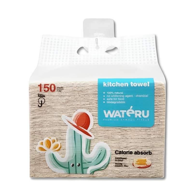 Pekanbaru WATERU BAMBOO KITCHEN TOWEL 150 SHEETS 2PLY