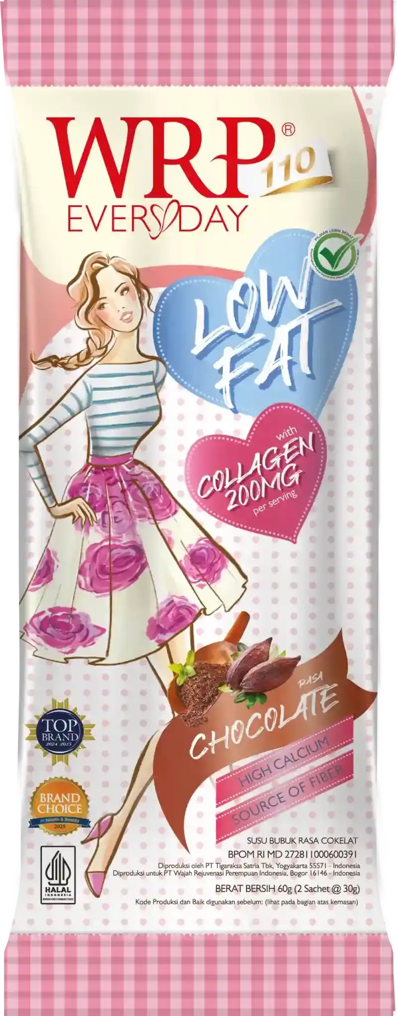 Pekanbaru Wrp Everyday Low Fat Milk Chocolate 60G