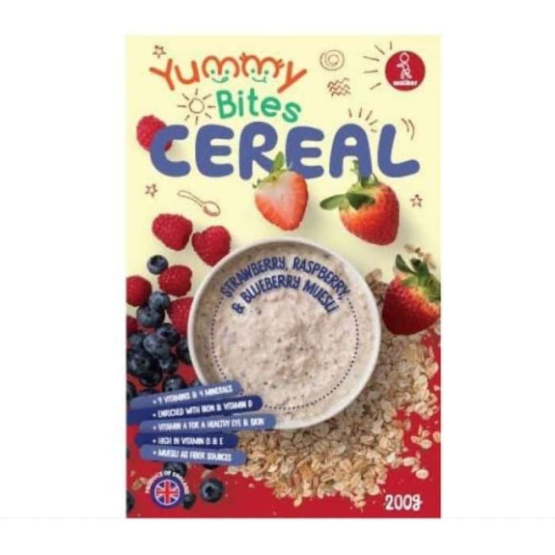 Pekanbaru Yummy Bites Cereal Strw.Rsbblubrry 200G