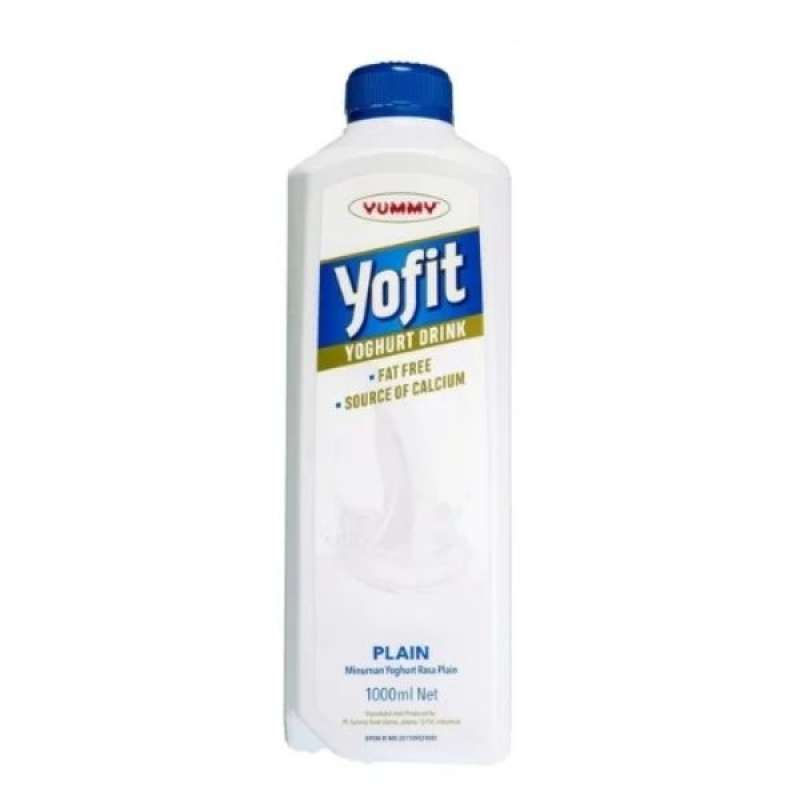 Pekanbaru Yofit Yoghurt Drink Plain 1 Lt Btl