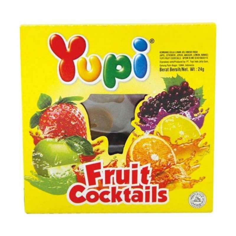 Pekanbaru Yupi Fruit Cocktails 24Gr
