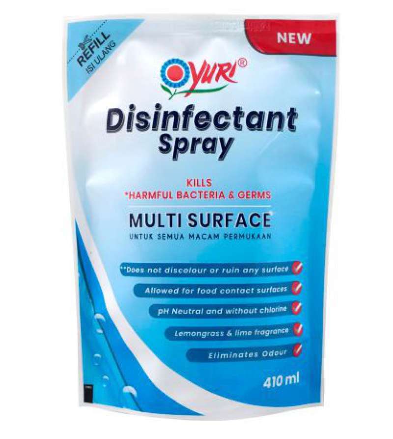 Pekanbaru YURI DISINFECTANT SPRAY 410ML PCH