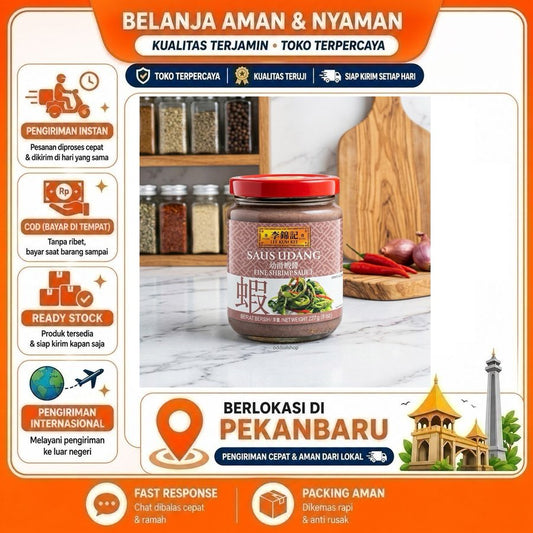 Lee Kum Kee Saus Udang 227 gr Fine Shrimp Sauce Terasi Premium Asli Daging Udang Aroma Khas Halal