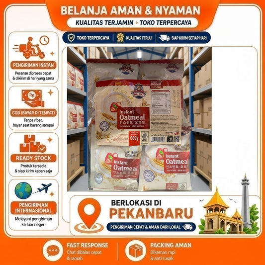 Mr Oat Instant Oatmeal 600 gr Oat Meal Instan, Menu Sarapan, Makanan Sehat, Tinggi Serat, Praktis
