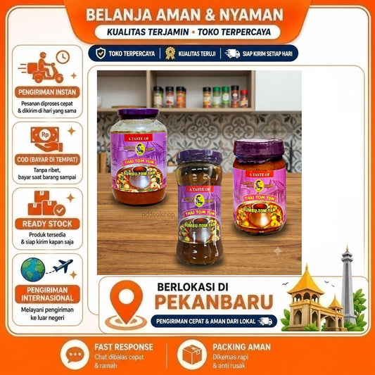 Mamata Brand Thai Tom Yum 114 gr, 340 gr, dan 675 gr Bumbu Tom Yam Mudah Digunakan, Praktis, Halal