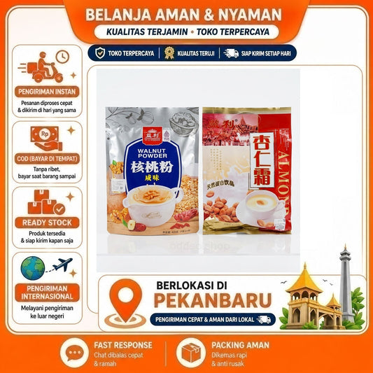 Yili Foods Walnut Powder 420 gr, Yili Wlanut Powder 400 gr, Minuman Bubuk Instan Pilihan Sehat Halal