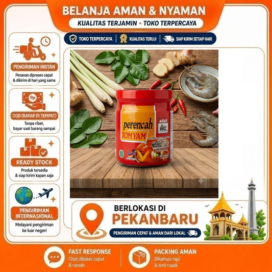 Adabi Perencah Bumbu Tom Yum 200 gr Instant Tom Yum Paste, Praktis, Ekonomis, Halal, Bumbu Masak COD