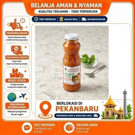 Mae Pranom Sukiyaki Sauce Cantonese 250ml Sambal Suki Sukiyaki Hotpot Stir Fryed Dipping Sauce 250g