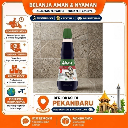 Knorr Saus Tiram 1 kg Oyster Sauce, Kebutuhan Memasak, Bumbu Masak Instan, Saus Masak, Seasoning 1kg