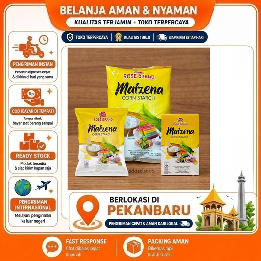 Rose Brand Maizena Corn Starch 100 gr, 250 gr, 500 gr, Tepung Jagung Rose Brand, Tekstur Lembut, COD