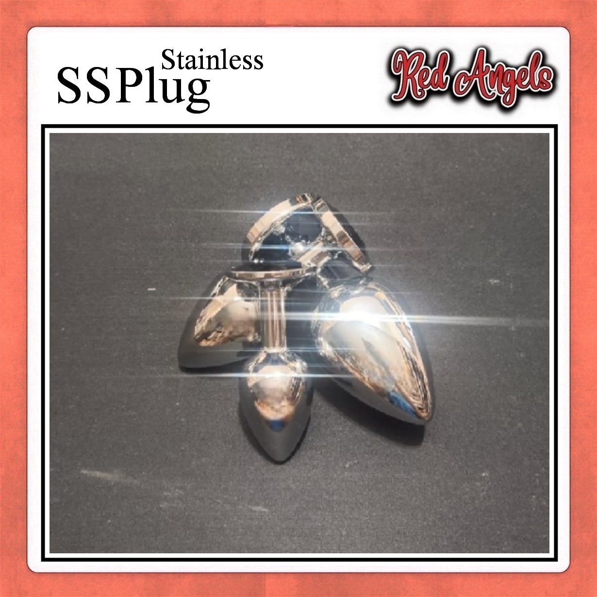 Pekalongan Red Angels Plug Anal Stainless Steell Ukuran M S L