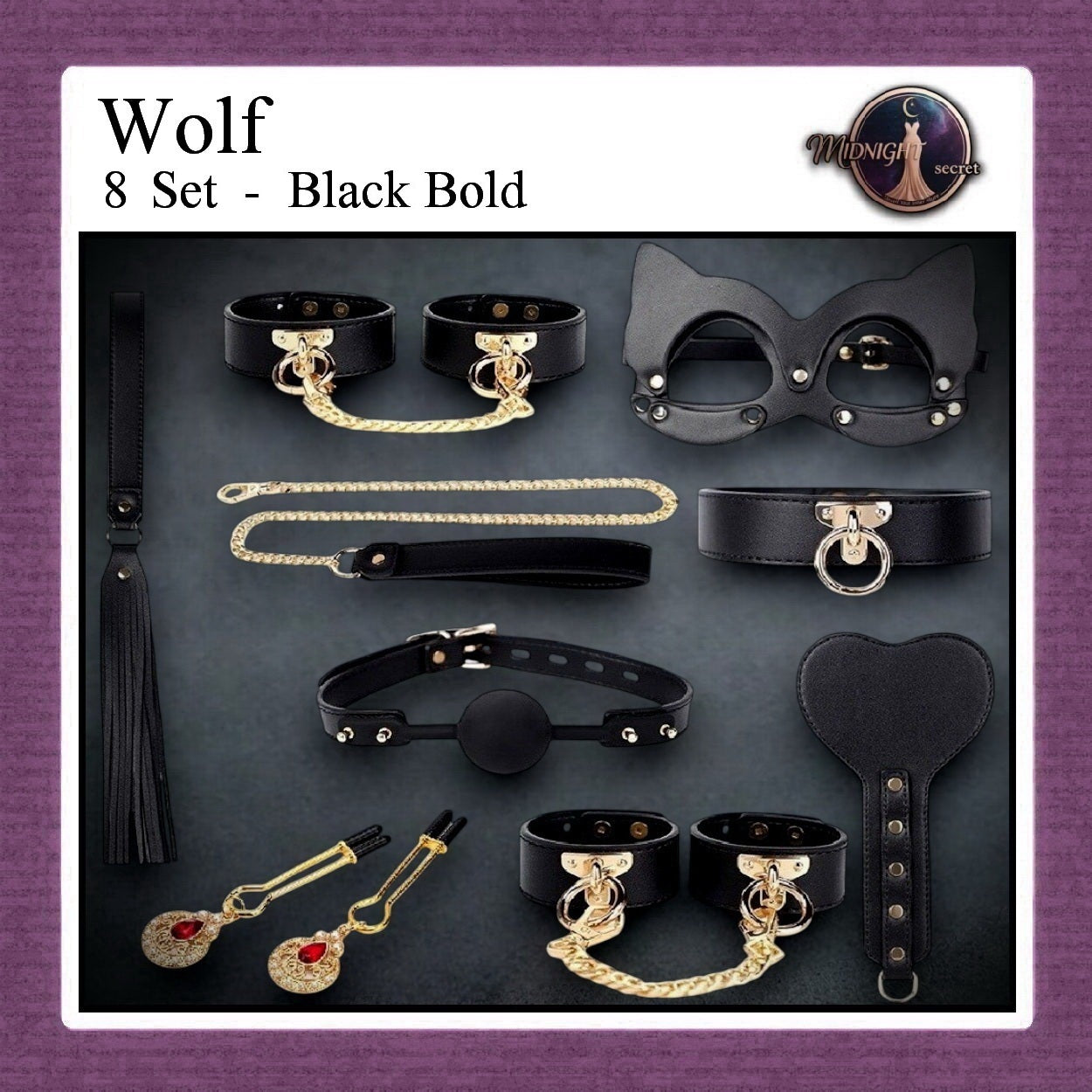 Pekalongan Midnight Set Premium BDSM Fashion WOLF BOX