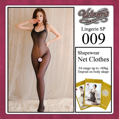 Pekalongan Veloura Bodysuit Spandek Sexy Lingerie Baju Shapewear Net Clothes - SP 009