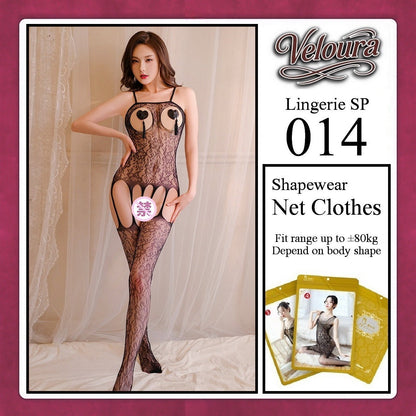 Pekalongan Veloura Bodysuit Spandek Sexy Lingerie Baju Shapewear Net Clothes - SP 014