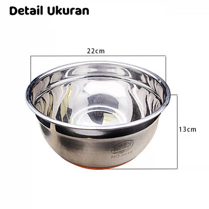 Pekanbaru Mixing Bowl Anti Slip / Mangkok Adonan Anti Licin