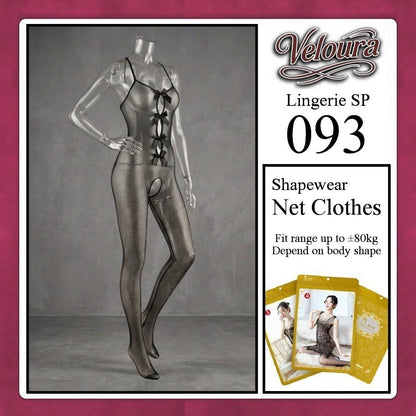 Pekalongan Veloura Bodysuit Spandek Sexy Lingerie Baju Shapewear Net Clothes - SP 093