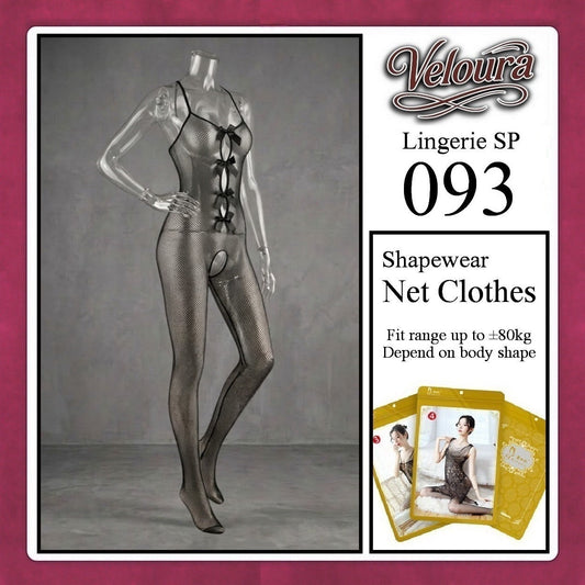 Pekalongan Veloura Bodysuit Spandek Sexy Lingerie Baju Shapewear Net Clothes - SP 093