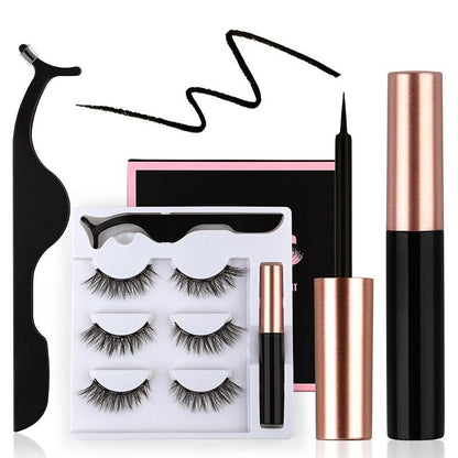 Pekanbaru Eyelash Magnetic 1 Set Lengkap Bulu Mata Magnet 3 Psg