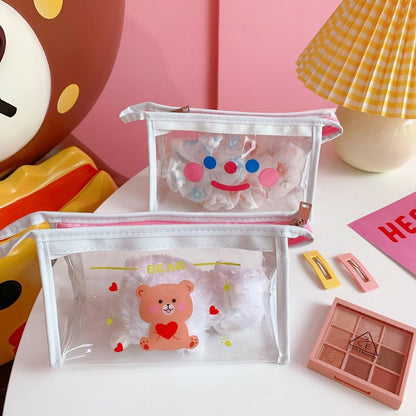Pekanbaru Pouch Dompet Mika Make Up Kawai Pouch Resleting Tempat Alat Tulis Pouch