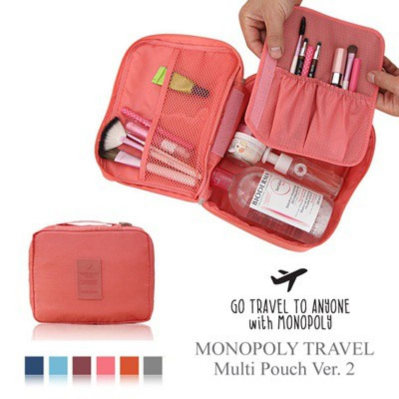 Pekanbaru Tas Kosmetik Travel Berkapasitas Besar Versi Korea Toilet Tas Traveling Kosmetik