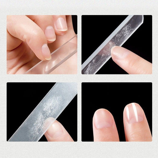 Pekanbaru (Box) Kikir Kuku Kaca Manicure Padicure Mengkilap Kuku Bening Kuku