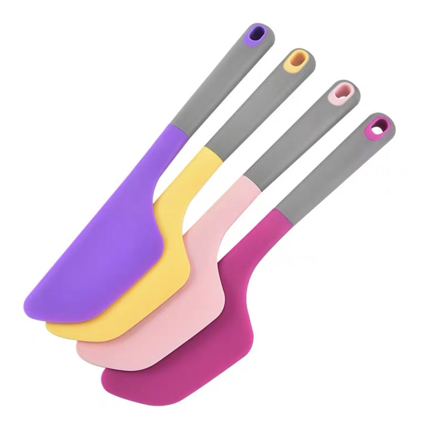 Pekanbaru Spatula Silikon Warna Warni Berbagai Ukuran