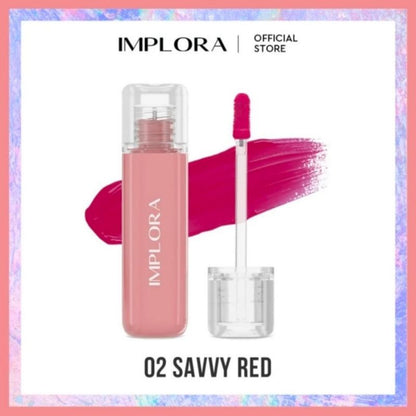 Pekanbaru Implora Jelly Tint Implora Jelly Tint 3X Bibir Halus, Glossy, Dan Bervolume