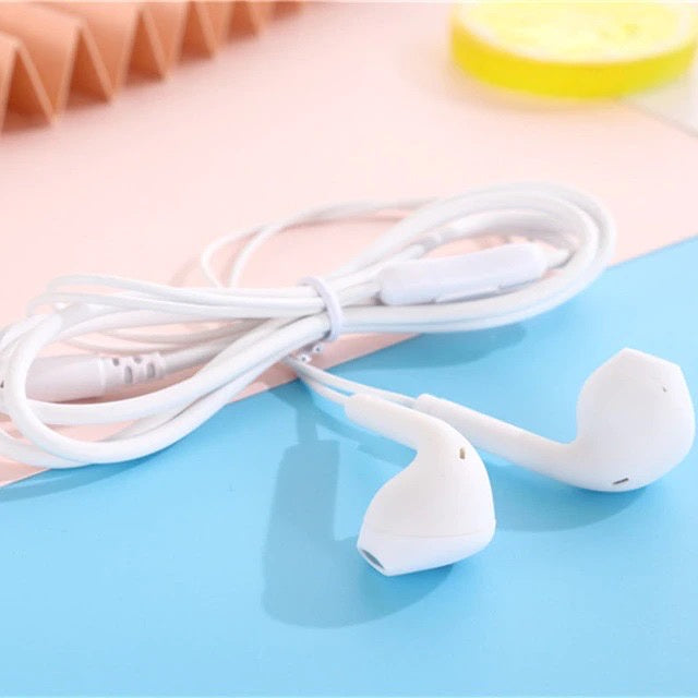 HR- Headset U19 Macaron Matte Colorfull Hifi Stereo Extra Bass Handsfree Earphone Jack 3.5mm with Mic