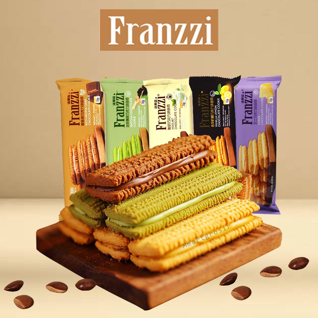 Pekanbaru Franzzi / Biskuit Franzzi / Biskuit Isi  Aneka Macam Rasa/ Biskuit / 70G