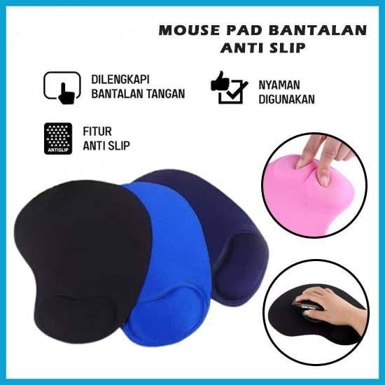 HR- 12C Mousepad Mouse Pad Alas Bantalan Sandaran Pergelangan Tangan Tatakan Aksesoris Komputer Wrist Rest