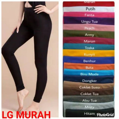 Pekanbaru Legging Panjang Daleman Wanita Std & Jumbo /Legging Standar/Legging Jumbo/Lejing/Celana Legging/Celana Lejing/Celana Olah Raga/Celana/Manset/Legging Spandex