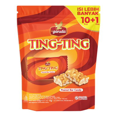 Permen Kacang Garuda Ting-Ting / Peanut Bar Candy / Permen Enting - Manis, Hangat, Tradisional, COD