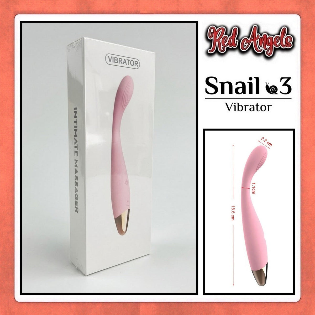 Pekalongan Red Angels Vibrator Snail 3 Charge