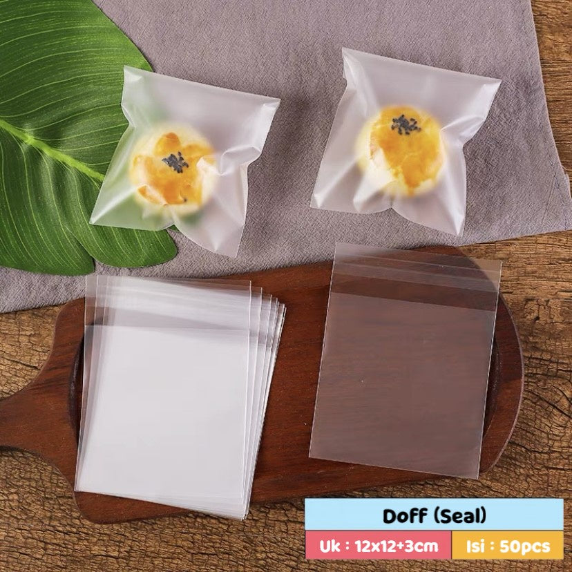 Pekanbaru Plastik Opp / Plastik Cookies / Kue Doff Seal Berbagai Ukuran Per Pack