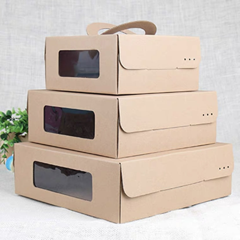 Pekanbaru Cake Box / Kotak Kue Kraft Karton Gagang