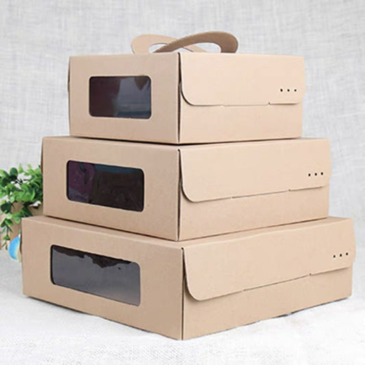 Pekanbaru Cake Box / Kotak Kue Kraft Karton Gagang