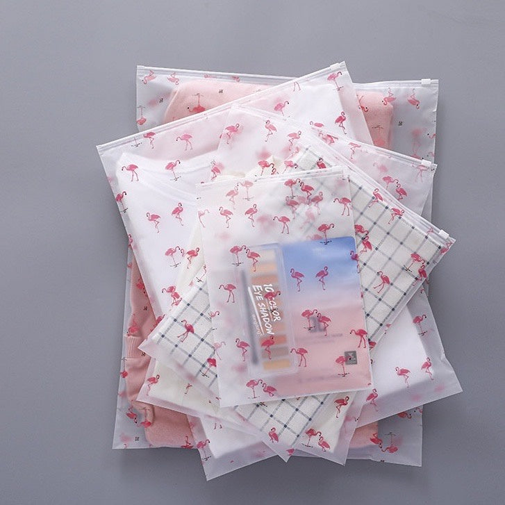 HR-[POUCH ZIPPER] BAG ORGANIZER BAG DENGAN ZIPLOCK PENYIMPANAN BAJU JUALAN FASHION TRAVEL SERBAGUNA