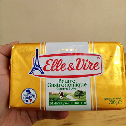 Pekanbaru Elle & Vire Gourmet Butter Unsalted 200G