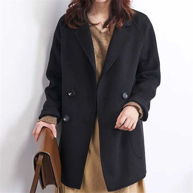 Blazzer Tebal Coat Cardigan Outer Wanita Import Jaket Korea Oversize Elegan Coat Cewek Korean Style ini