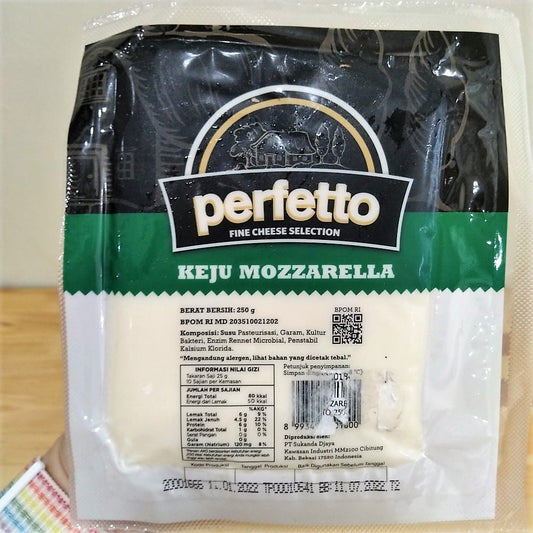Pekanbaru Perfetto Keju Mozzarella 250Gr