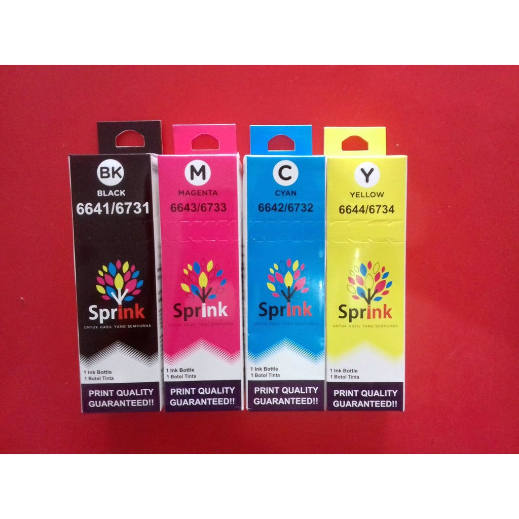 Pekanbaru Tinta Sprink For Epson 664 / 673 -L100 L110 L120 L210 L220 L300 L310 L350 L360 L365 L455 L550 L555 L565 L655 L800 L810 L850