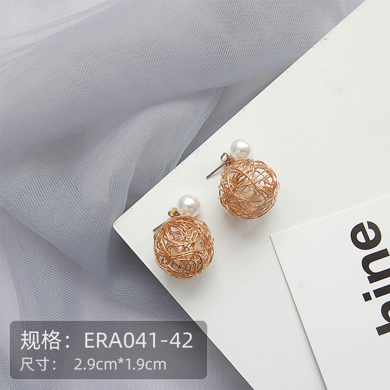 Anting Wanita Winter Snowflakes Jam Bintang Ekor Lumba Lumba Rusa Musim Salju Winter Season Woman Earrings Anting Berkualitas Natal Korean Style