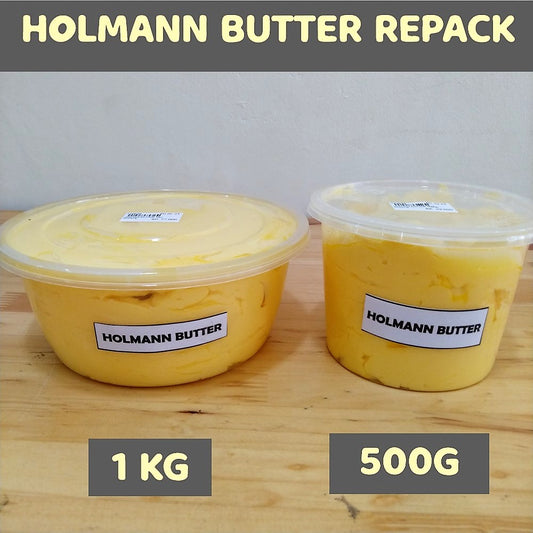 Pekanbaru Hollmann Butter / Mentega Repack 500Gr 1 Kg (Instan Only)