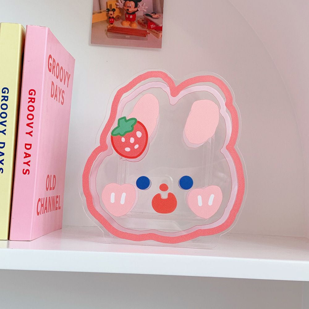 Penholder Motif Unik Lucu Aesthetic Ins Tempat Penyimpanan Pena Akrilik Lucu Karakter Cartoon Korean Style Acrylic Stationary Kit Desk Organizer Cute Cartoon Pen Holder Transparan