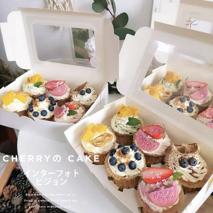 Pekanbaru Box / Kotak Cupcake Muffin Karton Dengan Display