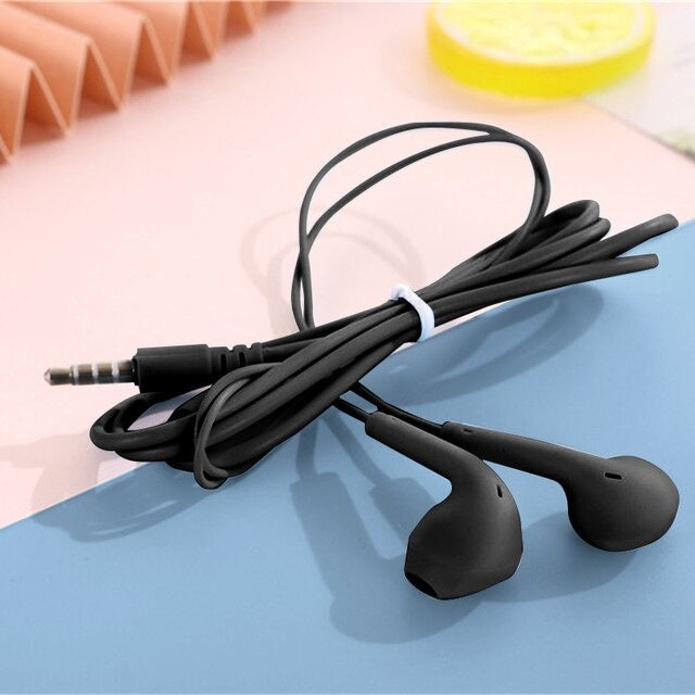 HR- Headset U19 Macaron Matte Colorfull Hifi Stereo Extra Bass Handsfree Earphone Jack 3.5mm with Mic
