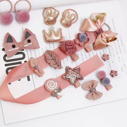 Pekanbaru 4 Pcs Set Jepit Rambut Korea Anak Korean Fashion Hair Clip Lucu