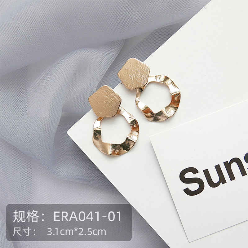 Anting Wanita Emerald Gold Silver Bling Bling Simple Elegan Woman Emerald Earrings Anting Berkualitas Anting Drop Anting Hook Korean Style